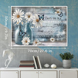 Daisies and Butterflies Jigsaw Puzzle 1000 Pieces
