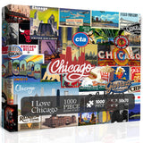 Ideabazar® I Love Chicago Jigsaw Puzzle 1000 Pieces