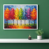 Colorful Trees Jigsaw Puzzle 1000 Pieces