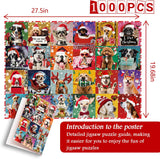 Christmas Dogs Jigsaw Puzzle 1000 Pieces