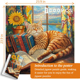 Sleeping Cat Jigsaw Puzzle 1000 Pieces