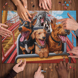 Ideabazar® Rollercoaster Dog Jigsaw Puzzle 1000 Pieces