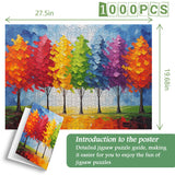 Colorful Trees Jigsaw Puzzle 1000 Pieces