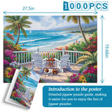 Beach Lounger Garden Jigsaw Puzzle 1000 Pieces