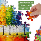 Colorful Trees Jigsaw Puzzle 1000 Pieces