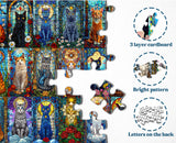 Glass Cat Jigsaw Puzzle 1000 Pieces
