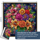 Jewel Blossom Jigsaw Puzzle 1000 Pieces