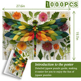 Leaf Dragonfly Jigsaw Puzzle 1000 Pieces