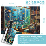 Cat Aquarium Jigsaw Puzzle 1000 Pieces