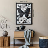 White Flower Black Wing Jigsaw Puzzle 1000 Pieces