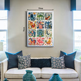 Painted Creatures Jigsaw Puzzle 1000 Pieces