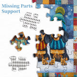 Winter Dachshunds Jigsaw Puzzle 1000 Pieces