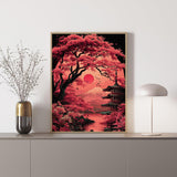 Twilight Cherry Blossoms Jigsaw Puzzle 1000 Pieces