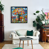 Colorful Village Jigsaw Puzzle 1000 Pieces