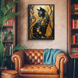 Black Gold Cat Jigsaw Puzzle 1000 Pieces