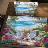 Beach Lounger Garden Jigsaw Puzzle 1000 Pieces