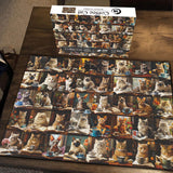 Coffee Cat Jigsaw Puzzle 1000 Pieces