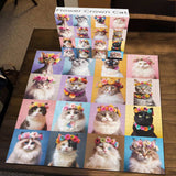 Flower Crown Cat Jigsaw Puzzle 1000 Pieces