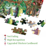 Ideabazar® Enchanted Fungi Jigsaw Puzzle 1000 Pieces