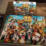 Happy Puppy Jigsaw Puzzle 1000 Pieces