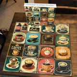 Vintage Coffee Poster Jigsaw Puzzle 1000 Pieces