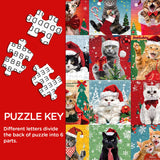 Christmas Cats Jigsaw Puzzle 1000 Pieces