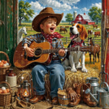 Cowboy Strums Diamond Painting Kit