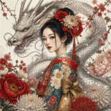 Dragon Maiden Diamond Painting Kit