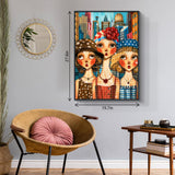 Vintage City Beauties Diamond Painting Kit