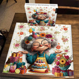 Flowery Birthday Star Jigsaw Puzzle 1000 Pieces