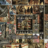 Ideabazar® American Flag Eagle Soldier Jigsaw Puzzle 1000 Pieces