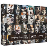 Ideabazar® Pooping Dogs Jigsaw Puzzle 1000 Pieces