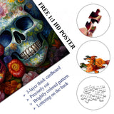 Ideabazar® Halloween Flower Skull Jigsaw Puzzle 1000 Pieces