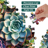 Ideabazar® Vintage Succulent Jigsaw Puzzle 1000 Pieces