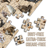 Ideabazar® Beach Pooping Cats Jigsaw Puzzle 1000 Pieces