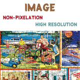 Ideabazar® Vintage Ads Jigsaw Puzzle 1000 Pieces