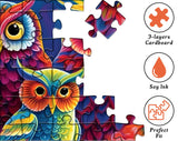 Ideabazar® Colorful OwlsIn The Garden Jigsaw Puzzle 1000 Pieces