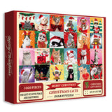 Ideabazar® Christmas Cat Jigsaw Puzzles 1000 Pieces