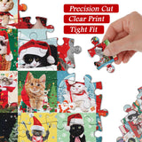 Ideabazar® Christmas Cat Jigsaw Puzzles 1000 Pieces