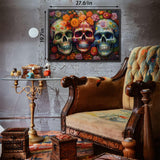 Ideabazar® Halloween Flower Skull Jigsaw Puzzle 1000 Pieces