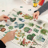 Ideabazar® Vintage Succulent Jigsaw Puzzle 1000 Pieces