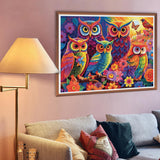 Ideabazar® Colorful OwlsIn The Garden Jigsaw Puzzle 1000 Pieces