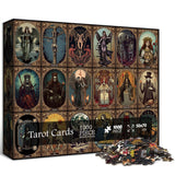 Ideabazar® Halloween Skull Tarot Card Jigsaw Puzzle 1000 Pieces