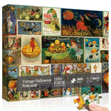 Ideabazar® Vintage Halloween Cards Jigsaw Puzzle 1000 Pieces