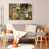 Ideabazar® Vintage Halloween Cards Jigsaw Puzzle 1000 Pieces