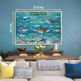 Ideabazar® Ocean Theme Shark Jigsaw Puzzle 1000 Pieces